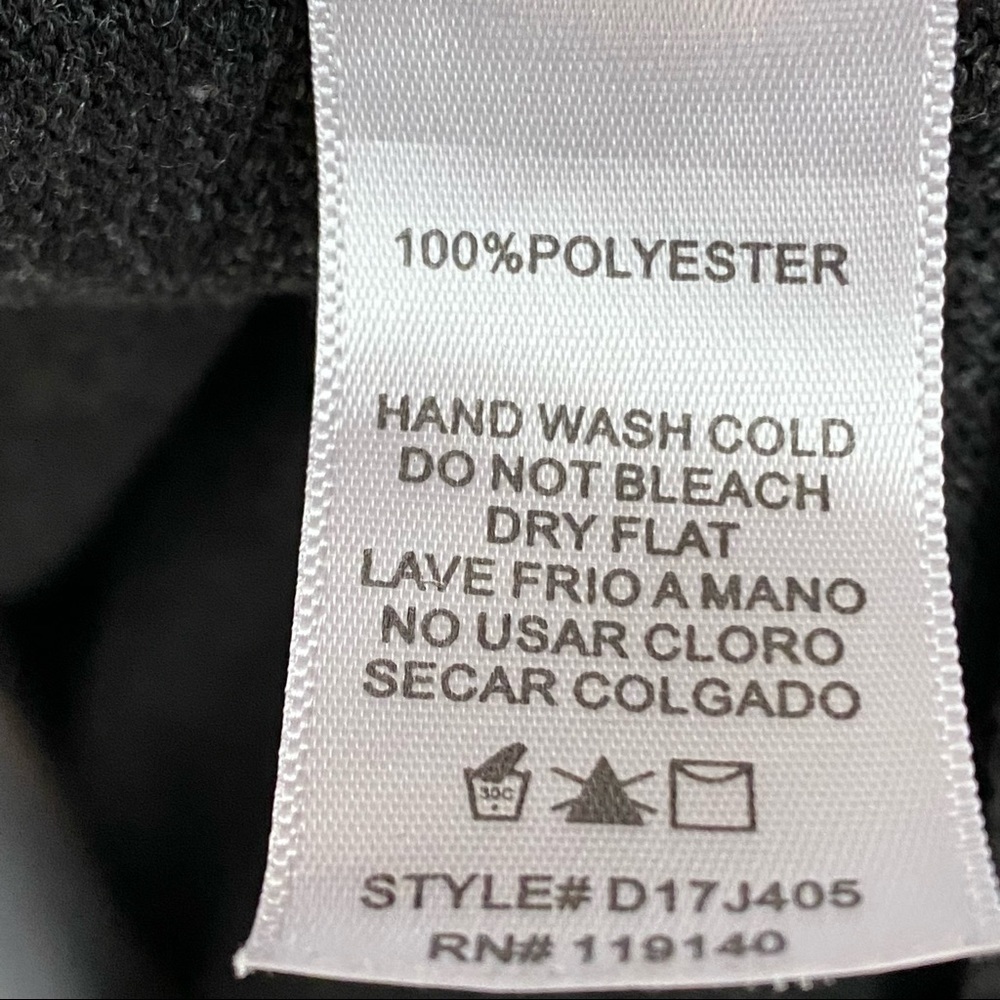 Double Zero Charcoal Grey Open Front Cardigan Sid… - image 6